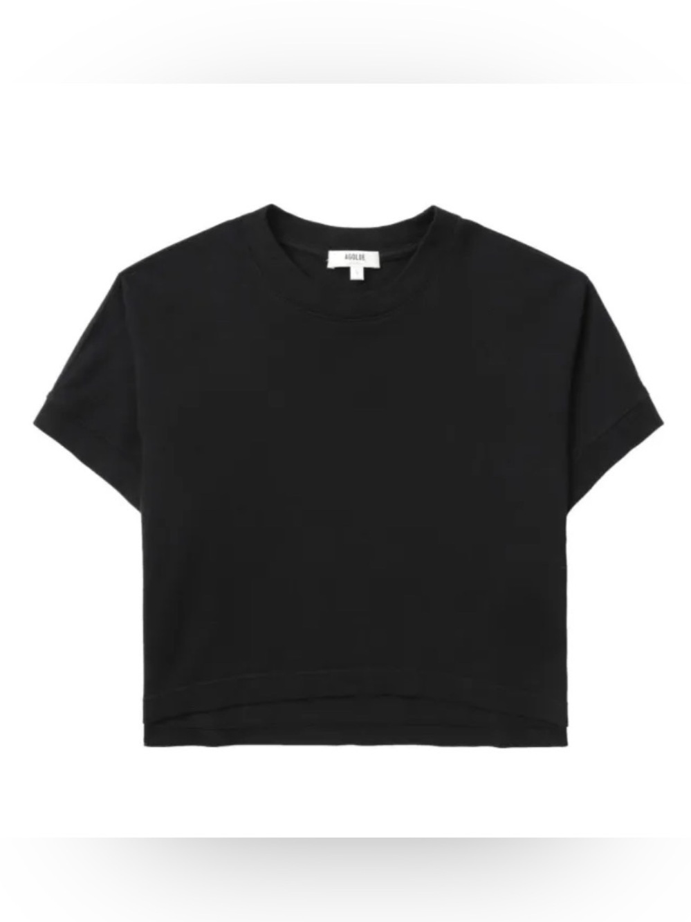 AGOLDE Organic Cotton Cropped T-shirt XS